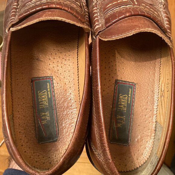 Max Harris Brown Leather Loafers - Picture 3 of 4